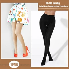 Compression Pantyhose for Women Firm Support Hose 20-30 mmHg for Swelling Edema