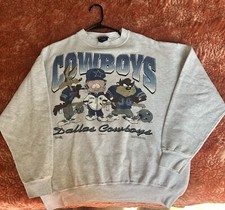 vintage dallas cowboys crewneck sweatshirt looney tunes