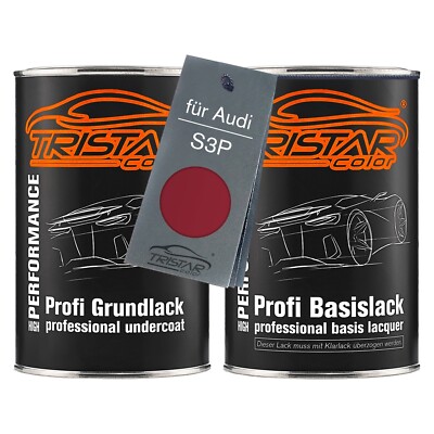 Autolack Set Dose für Audi S3P Vulkanrot Metallic 2,0L