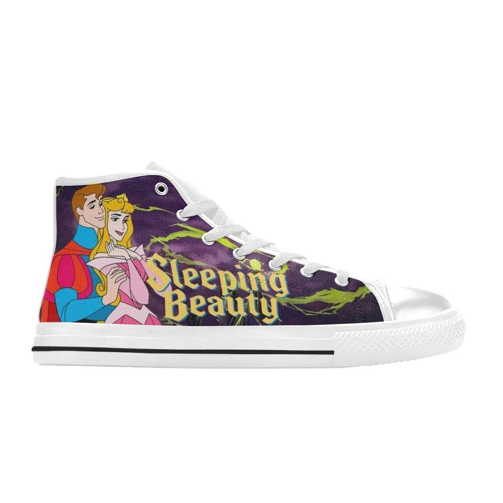 Sleeping Beauty High Top Shoes Sneakers