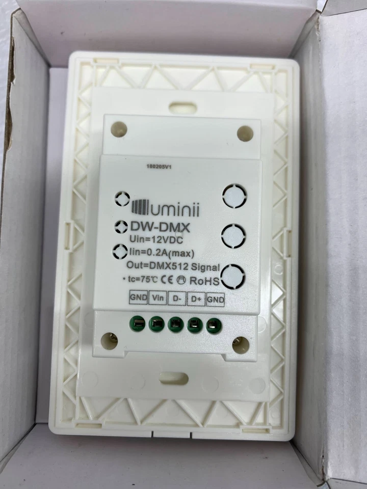 Acolyte LED Glass Touch DMX Wall Controller - Image 2 of 4