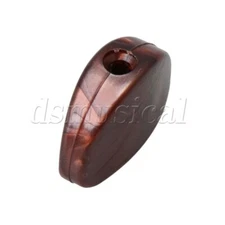 6 x Red Pearl Universal Guitar Tuner Machine Head Buttons Tuning Key Semicircle