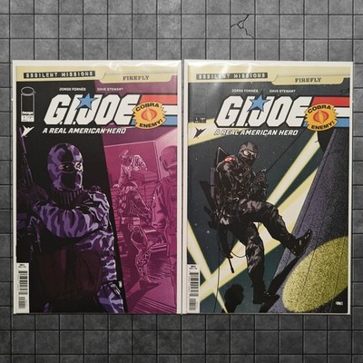 G.I. Joe: Sssilent Missions Firefly #1 - (A, B) - Fornes Variant Set - UNREAD NM