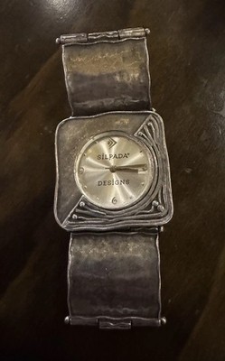 Vtg Modern Shablool Israel 925 Sterling Silver Bracelet Watch Didae Vtg Modern Shablool Israel 925 Sterling Silver Bracelet  main image 4