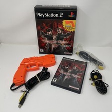 Vampire Night + Guncon2 Sony PlayStation 2 PS2 Big Box Namco Light Gun NO GAME