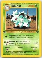 Nidorina 40/64 Jungle - Uncommon LP 1st Edition