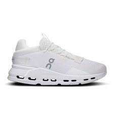 On Men's Cloudnova 2 All White Athletic Shoes Sneakers