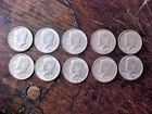 10 Silver 90% Pure Kennedy Half Dollars 1964 FREE S&H Best GENUINE Deal on eBay!