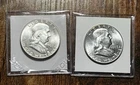 1963 P & D  Franklin Half Dollar -Lot of 2 - 90% Silver