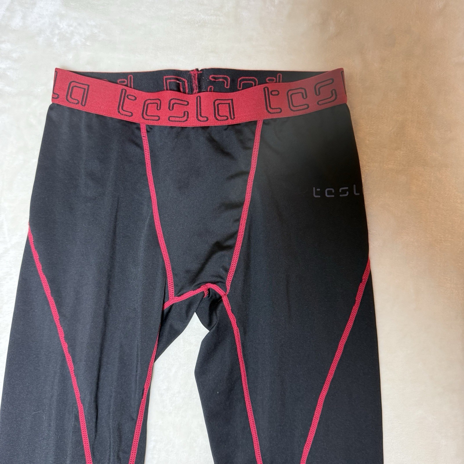 Tesla Baselayer Performance Black Red Medium Ski … - image 2