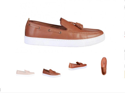 Pierre Cardin Herren Mokassins  Bernard Marron    Elegante Loafer   Leder   Neu