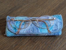 Elizabeth Arden Eyeglasses EA PT-1-2 Gold Metal Frame 48-19-130 Full Rim FV63