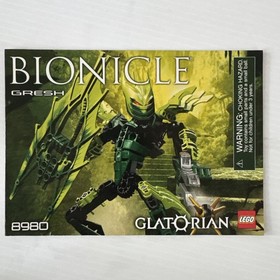 LEGO BIONICLE Gresh 8980 Antroz 8691 LOT OF 2