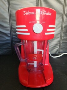 Coca-Cola Slush Ice Maker Machine Retro Red  In Excellent Condition Works Great