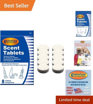 USA Made Vacuum Scent Tablets 8 Pack Non-Toxic Fragrance for Vacuums