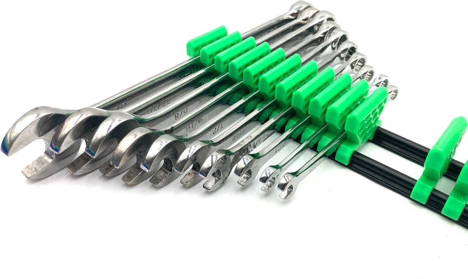 Alien Green V2 42-Piece Wrench Organizer Tool Set - High Quality