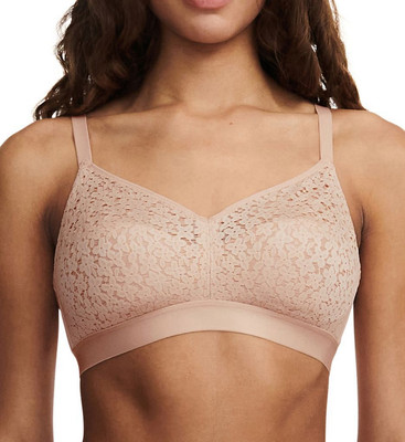 CHANTELLE 13F8 NORAH SUPPORTIVE WIRELESS BRA NUDE NEW SIZE 36DDDD