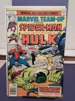Marvel Comics Marvel Team Up #54 Feb 1977 UK Price Variant Bronze Age Nm