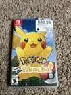 Pokémon Lets Go Pikachu Video Game for Nintendo Switch