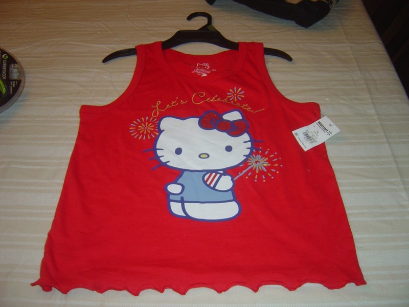 New Hello Kitty Tank Top Sz XL 14/16  Summer Cute Fun Style