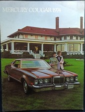 1974 Mercury Cougar Sales Brochure 8pgs