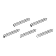 5Pcs Round Ended Feather Key, 3x3x25mm Carbon Steel Parallel Drive Shaft Keys