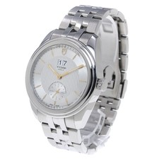 TUDOR Glamour 57100 Double date Silver Dial Automatic Men's Watch_849684 3