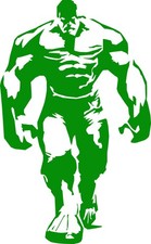 Hulk vinyl decal bumper sticker marvel comic book dvd bluray avengers