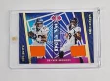 MINT DUAL PATCH Denver Broncos ROD SMITH MARVIN MIMS 2023 ILLUSIONS DEJA VU