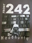 FRONT 242 VINTAGE BLACK T-SHIRT ° HEADHUNTER ° SIZE LARGE RARE