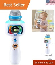 Sing It Out Karaoke Mic with Bluetooth for Kids   Fun Voice Effects  Lights