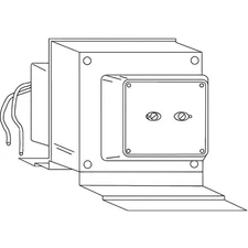 DETEX PP-5152-2 Cls 2 Trnsfrmr,40VA,Enclosed,Wall 54PC18
