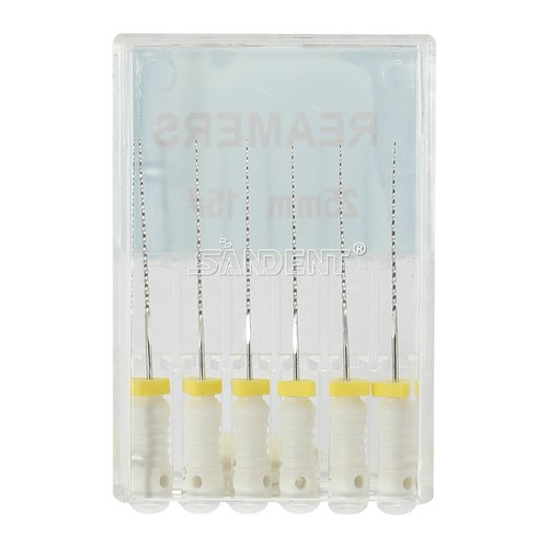 10-100Confezioni 25mm Dentale Endo Radice Canale File Alesatori Acciaio Inox Uso Manuale - Foto 5 di 65