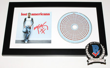 MACHINE GUN KELLY SIGNED FRAMED 'LOST AMERICANA' CD COVER ALBUM BECKETT COA MGK