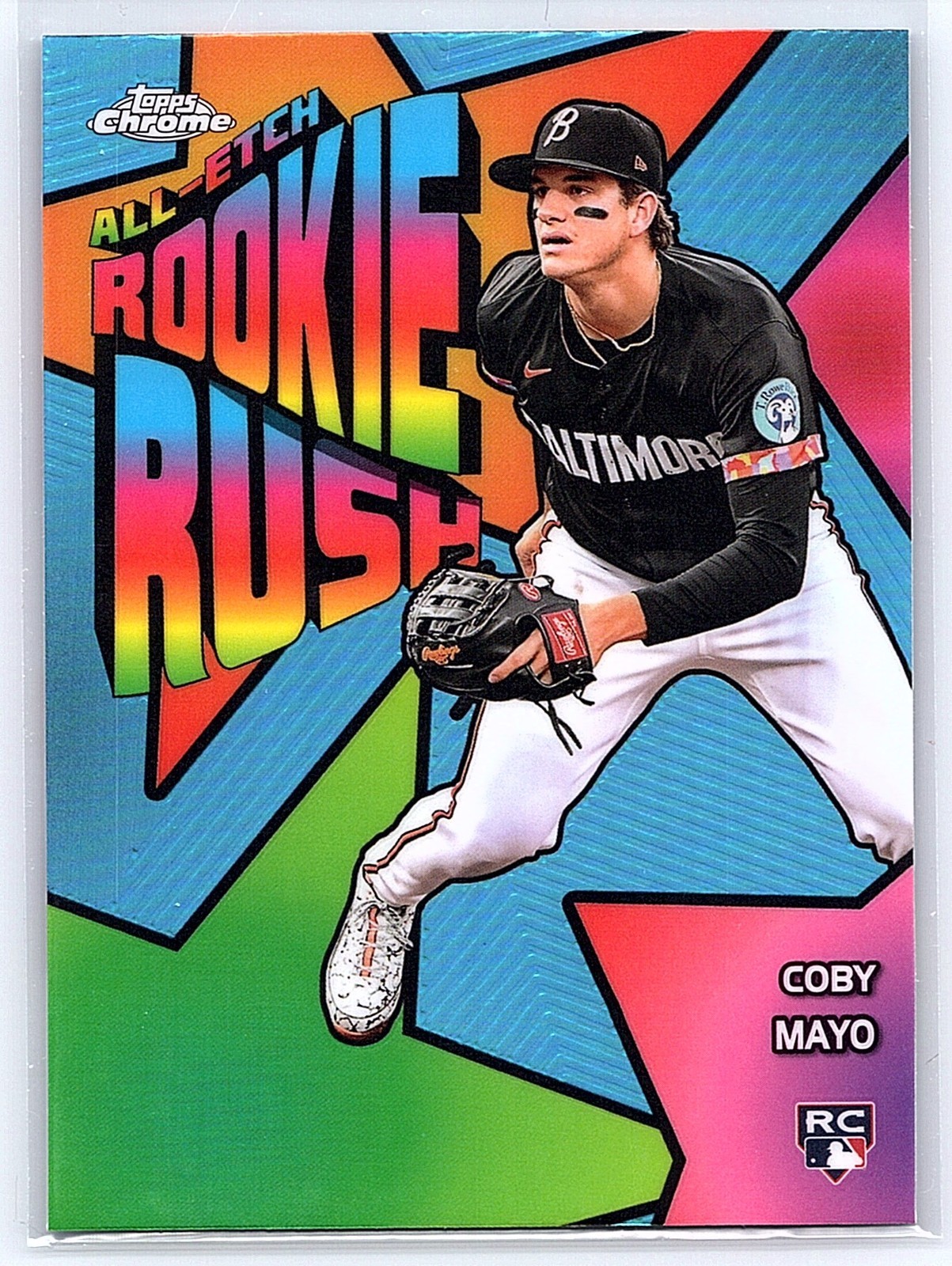 2025 Topps Chrome - All-Etch Rookie Rush Coby Mayo #CERR-2 (RC)
