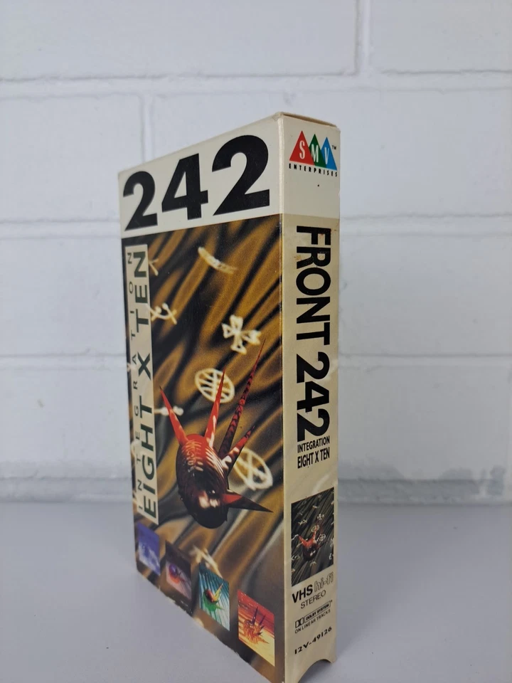 FRONT 242 Integration Eight X Ten VHS Album ELECTRONIC Techno EBM Sony 1992 NTSC - Image 2 of 4