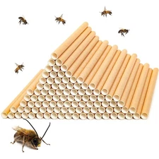 100 Pack 6 Inch Mason Bee Tubes Nesting Refill Cardboard Tubes Paper Inserts