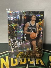 Carter Bryant 2025-26 Hoops The Buzz Pixal Burst TB-14 San Antonio Spurs