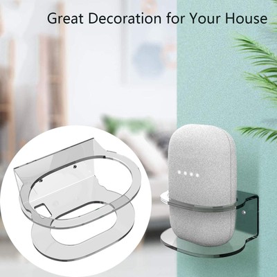 Wandhalterung Standhalterung Für Google Nest Audio Smart Speaker Clear