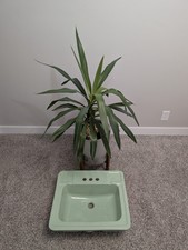 Vintage Mint Green Sink