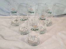 Chang Beer Half Pint Glasses, Set of 6, Nice!