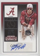 2015 Panini Contenders College Ticket Mikey White (White Hat Blue Ink) Auto 1u0