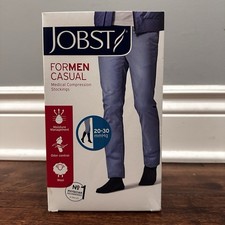 Jobst Medical Compression Stockings 113120 Knee Black Socks 20-30 mmHg Large