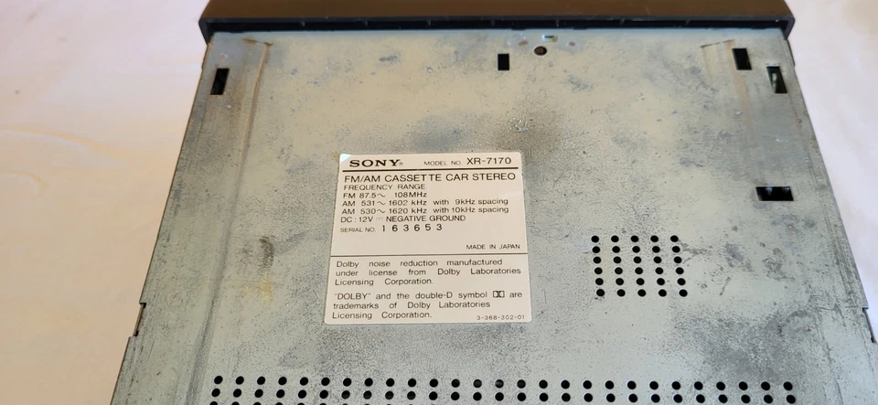 Autoradio Vintage SONY XR-7170. Anni 90 Lancia Thema .Fiat Lancia - Immagine 4 di 4