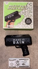 NPW Make It Rain Money Maker Gun Toy with 100 Fake Bills - Open Box Never Used