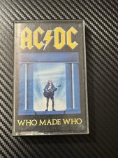 AC/DC Who Made Who Cassette Tape