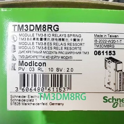 Schneide Original in stock MODULE TM3-8IO RELAYS SPRING TM3DM8RG Fast Shipping