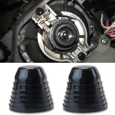 Car Headlight Dust Covers 2PCS, 100Mm 4'' Dustproof Sealing Vehicle Forward Lig