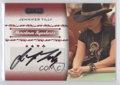 2007 Razor Poker Showdown Signatures Jennifer Tilly #SS-42 Auto 0c3
