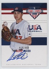 2017 Panini USA Baseball Stars & Stripes CNT Signatures /499 Alex Faedo Auto 0r3